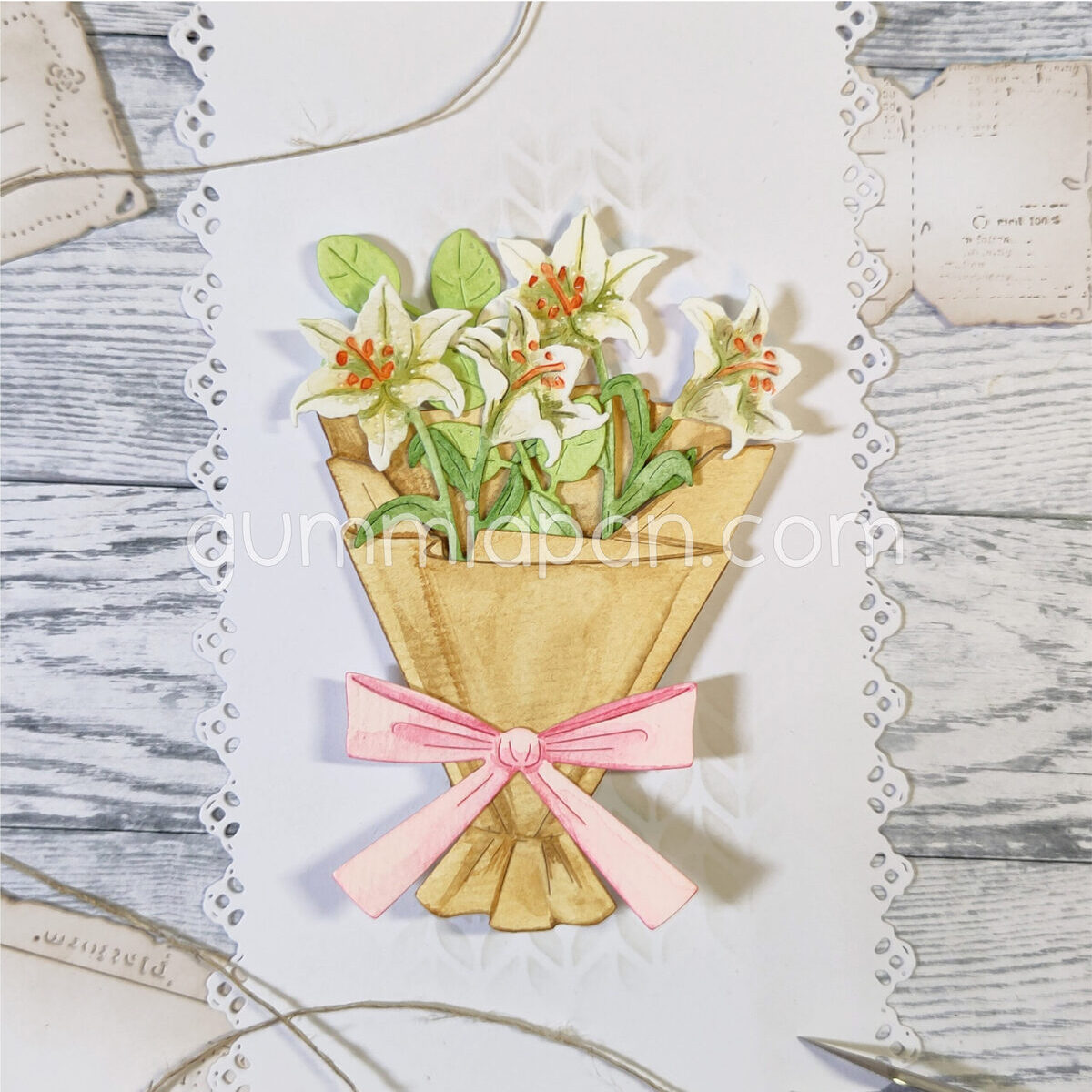 Stanze Floral Paper with a Bow