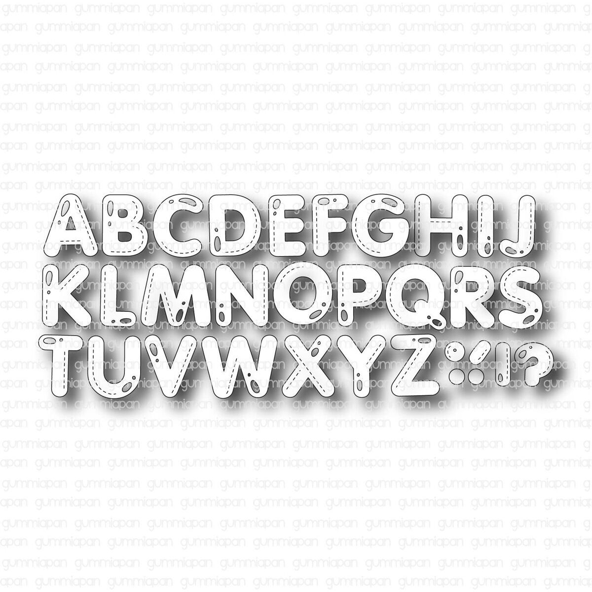 Stanze Stitched Alphabet