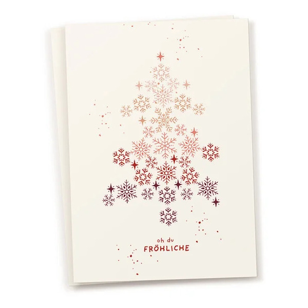 Ministempel simple Schneeflocke