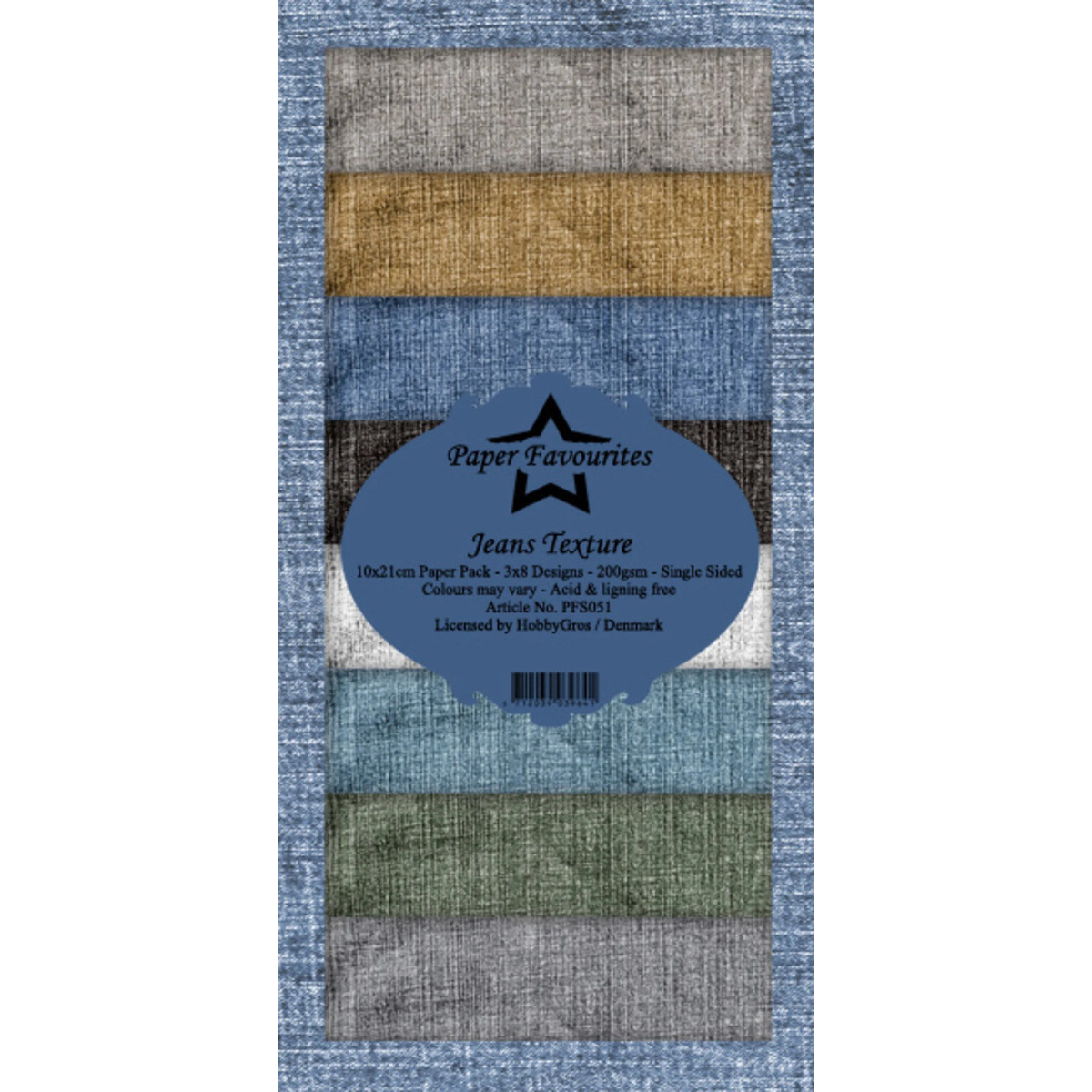 Slim Paper Pad Jeans Texture