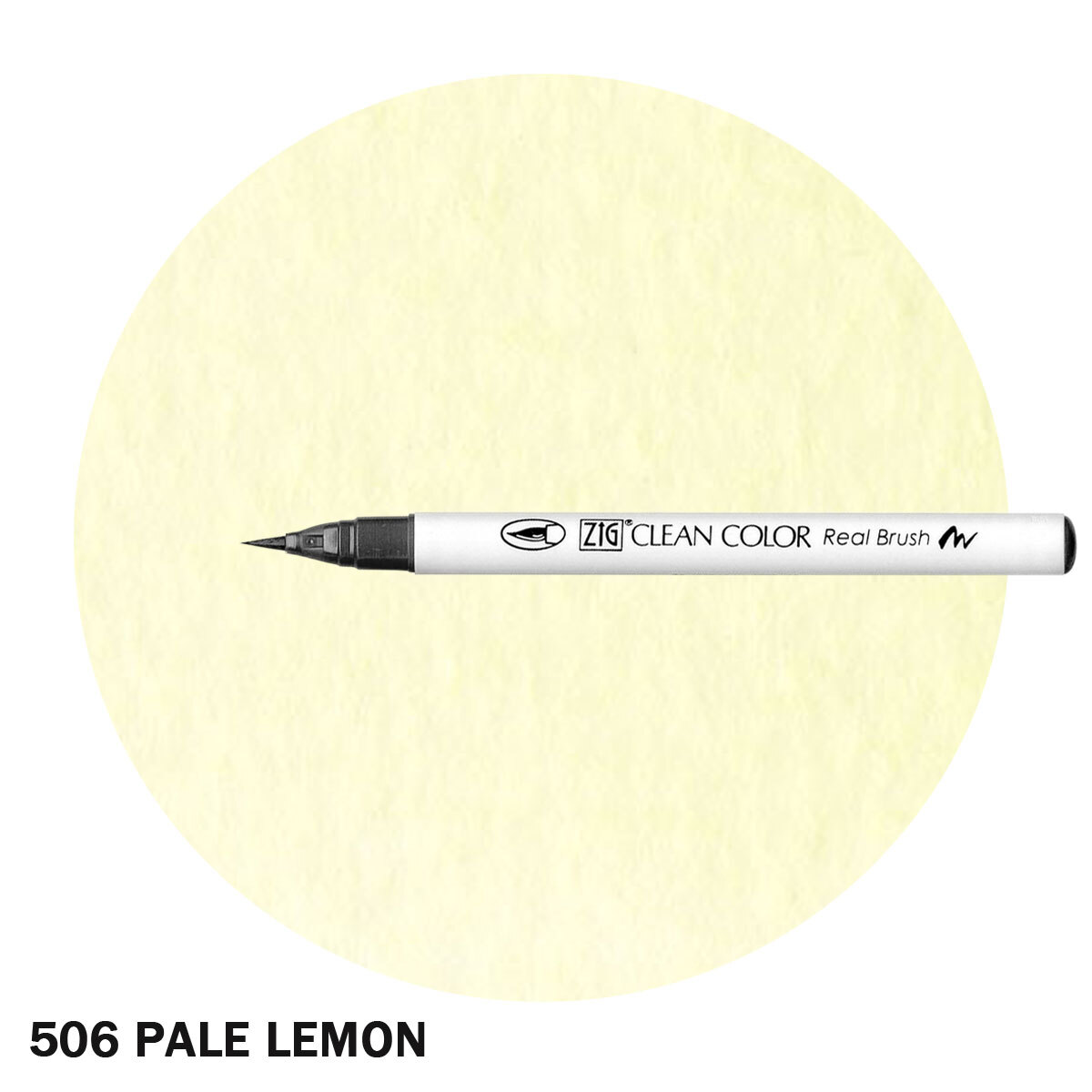 ZIG Clean Color Real Brush Marker Pale Lemon