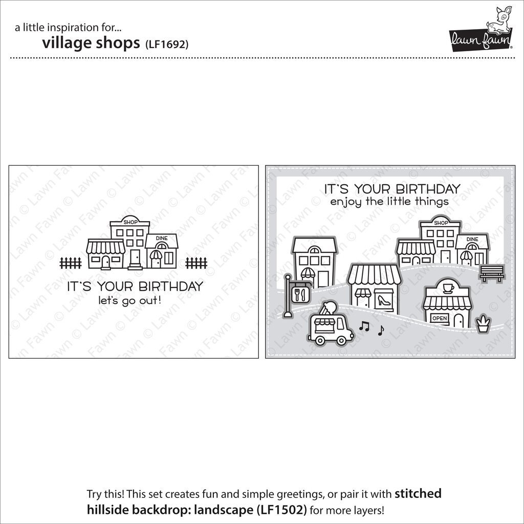 Set Stempel/Stanzen Village Shops