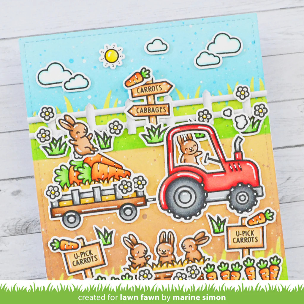 Clear Stamps Hay There, Hayrides! Bunny Add-On
