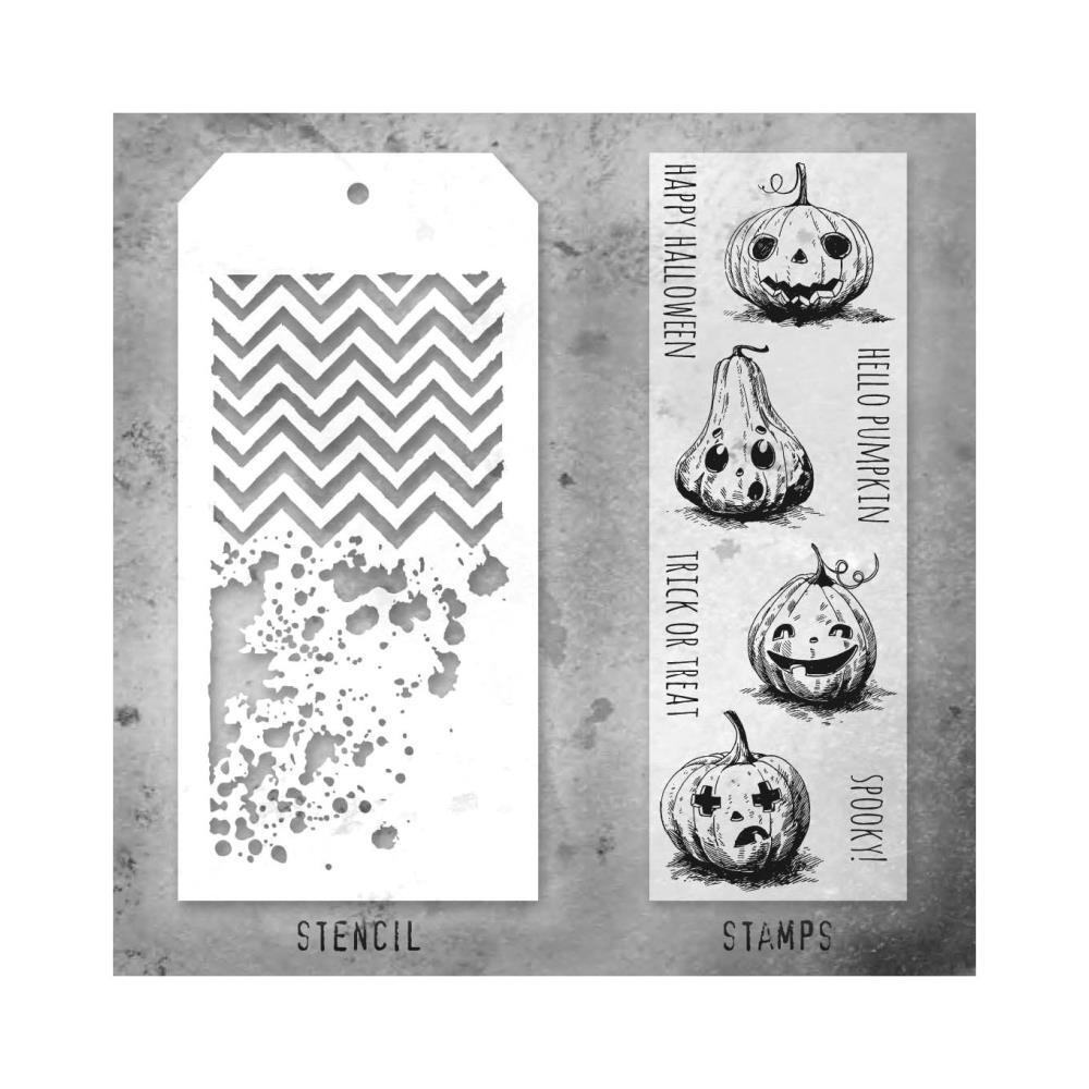 Tim Holtz Mixed Media Stamps & Stencil #27 Tim Holtz Mixed Media Stamps & Stencil #27