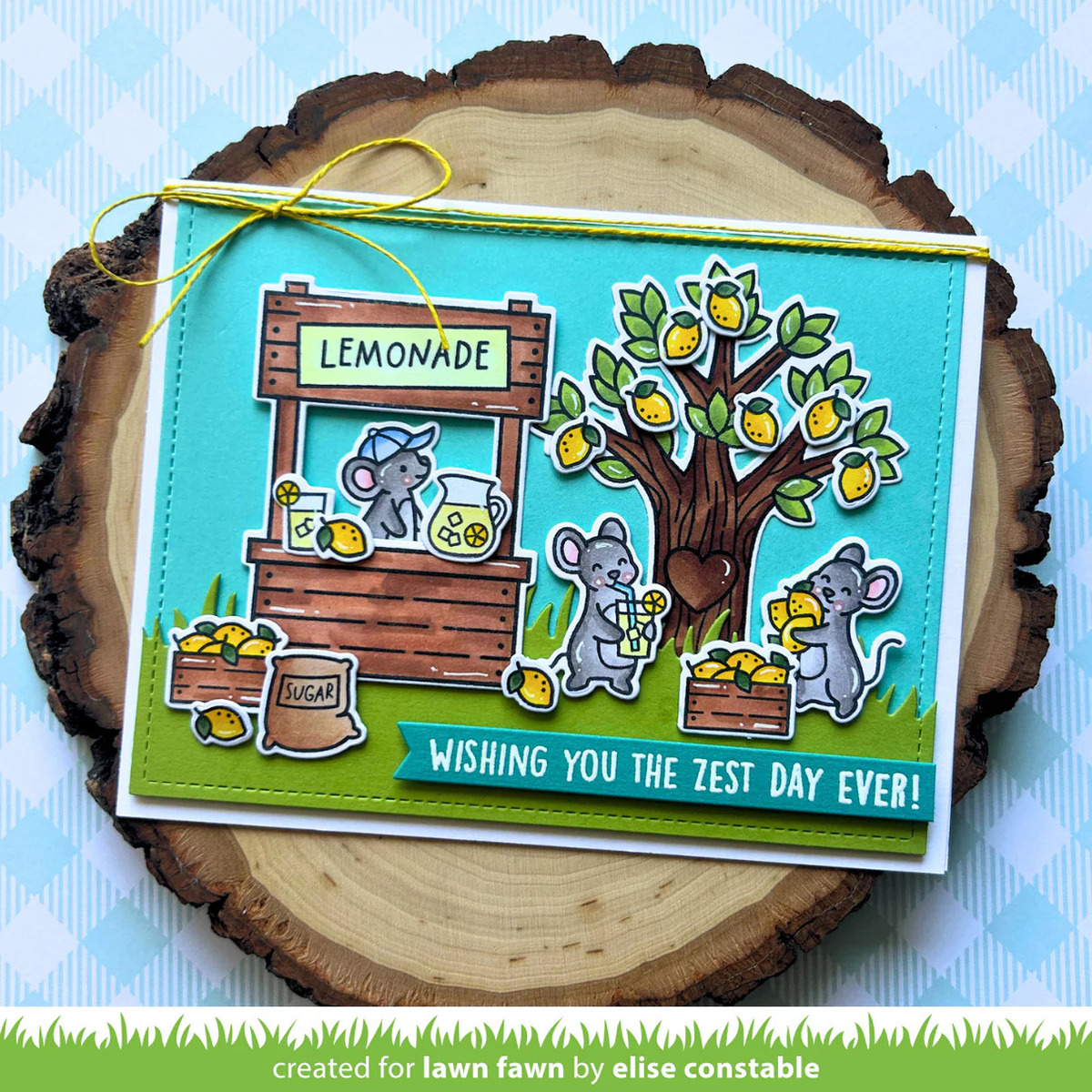 Clear Stamp Make Lemonade!