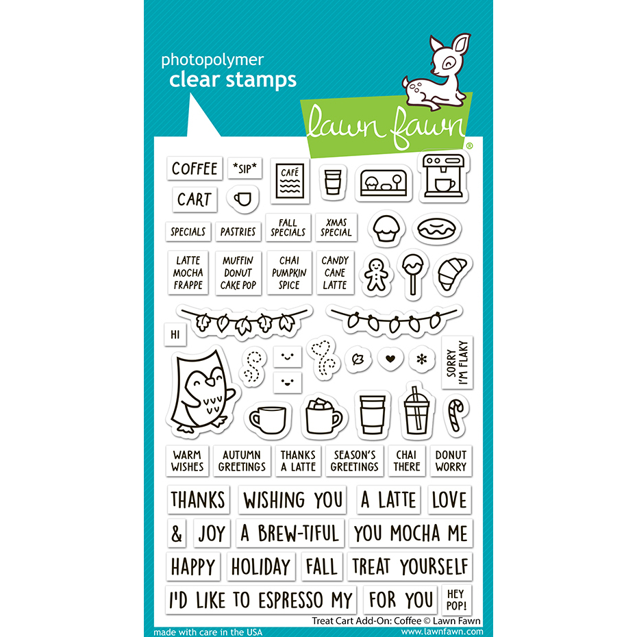 Clear Stamp Treat Cart Add-On Coffee Clear Stamp Treat Cart Add-On Coffee