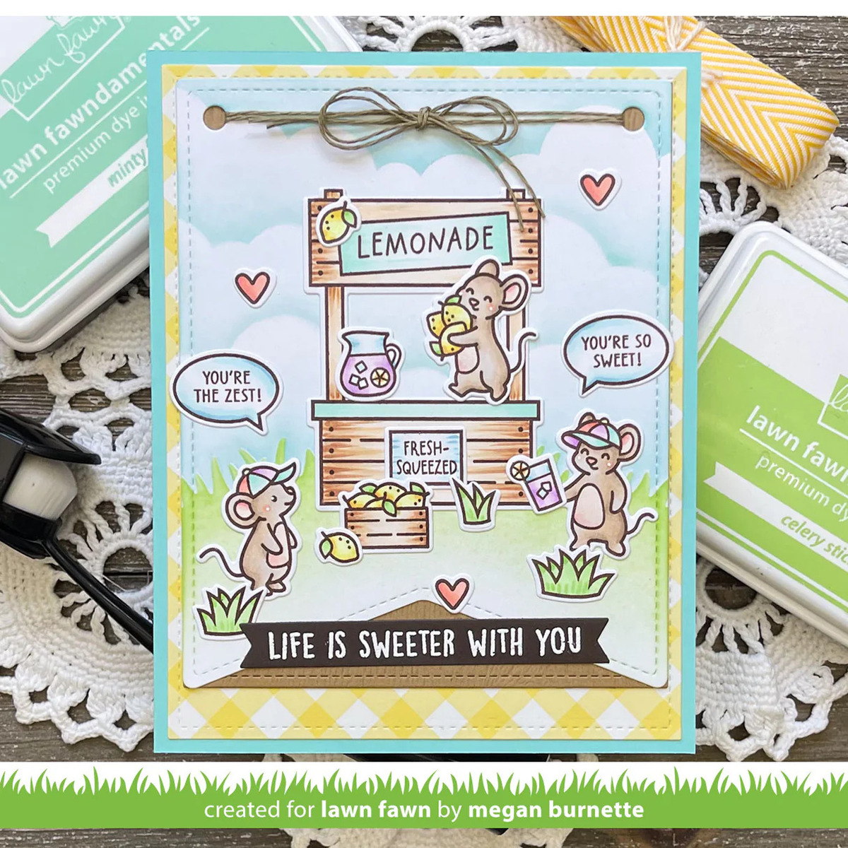 Clear Stamp Make Lemonade!