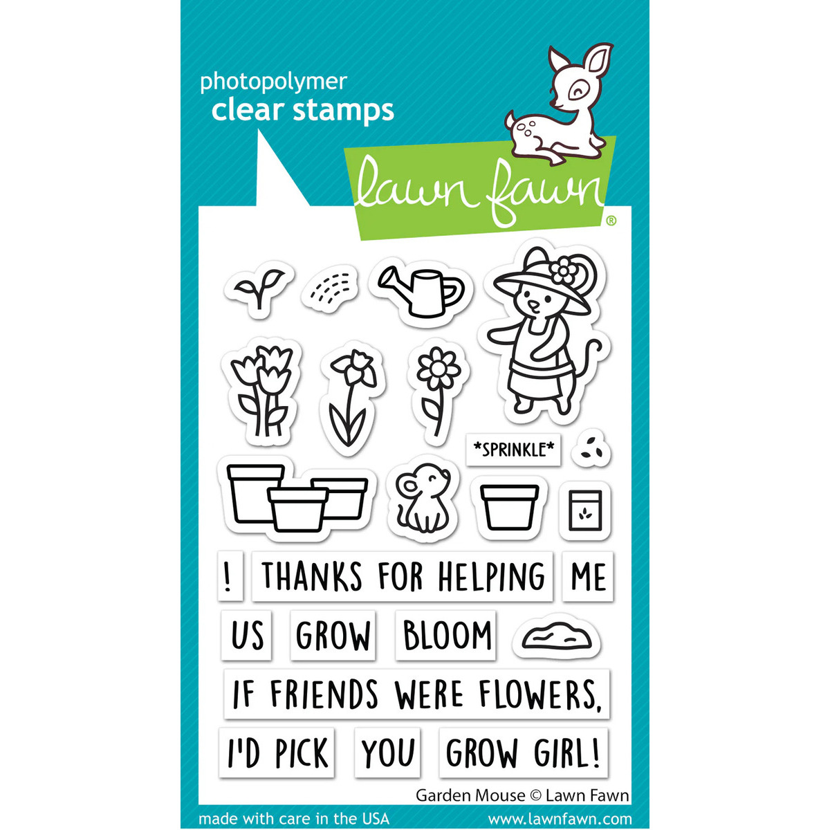 Clear Stamps Garden Mouse