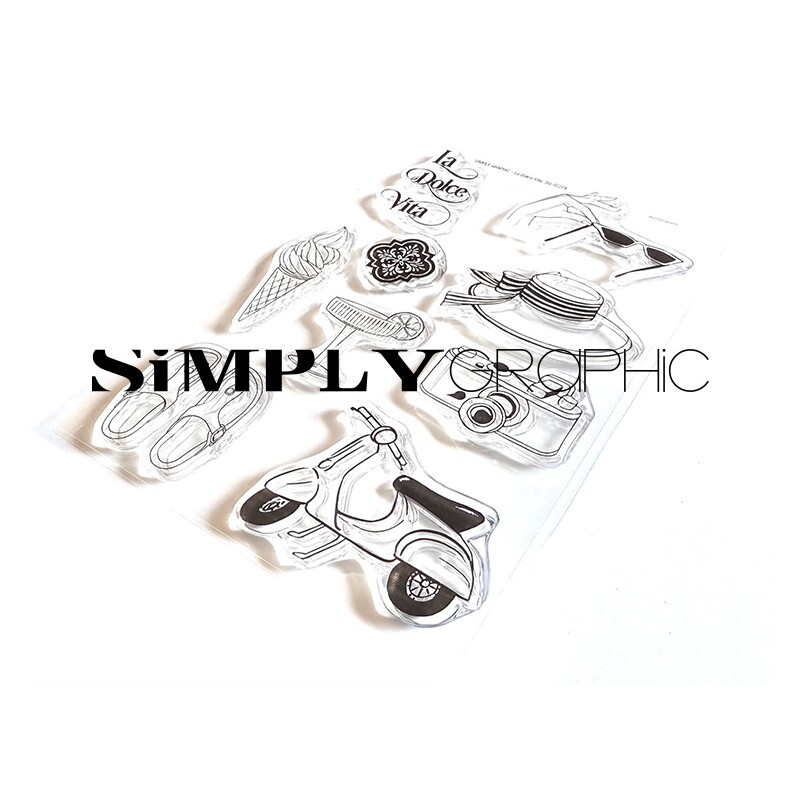 Clear Stamp La Dolce Vita