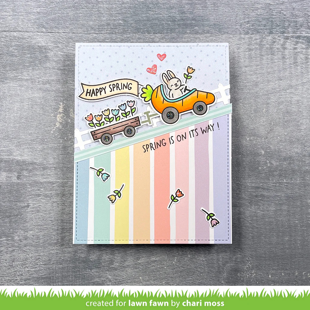 Clear Stamps Carrot 'bout You Banner Add-on