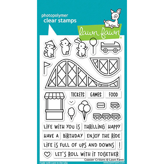 Clear Stamp Set Coaster Critters