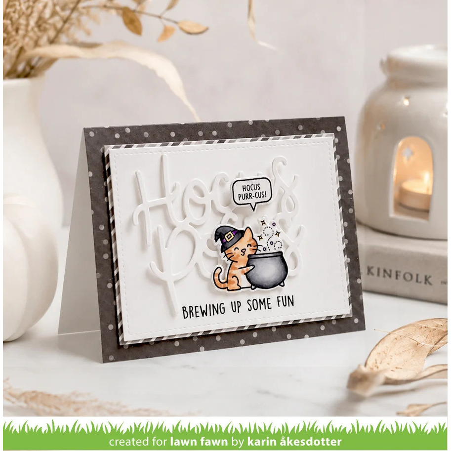 Clear Stamp Hocus Purr-cus