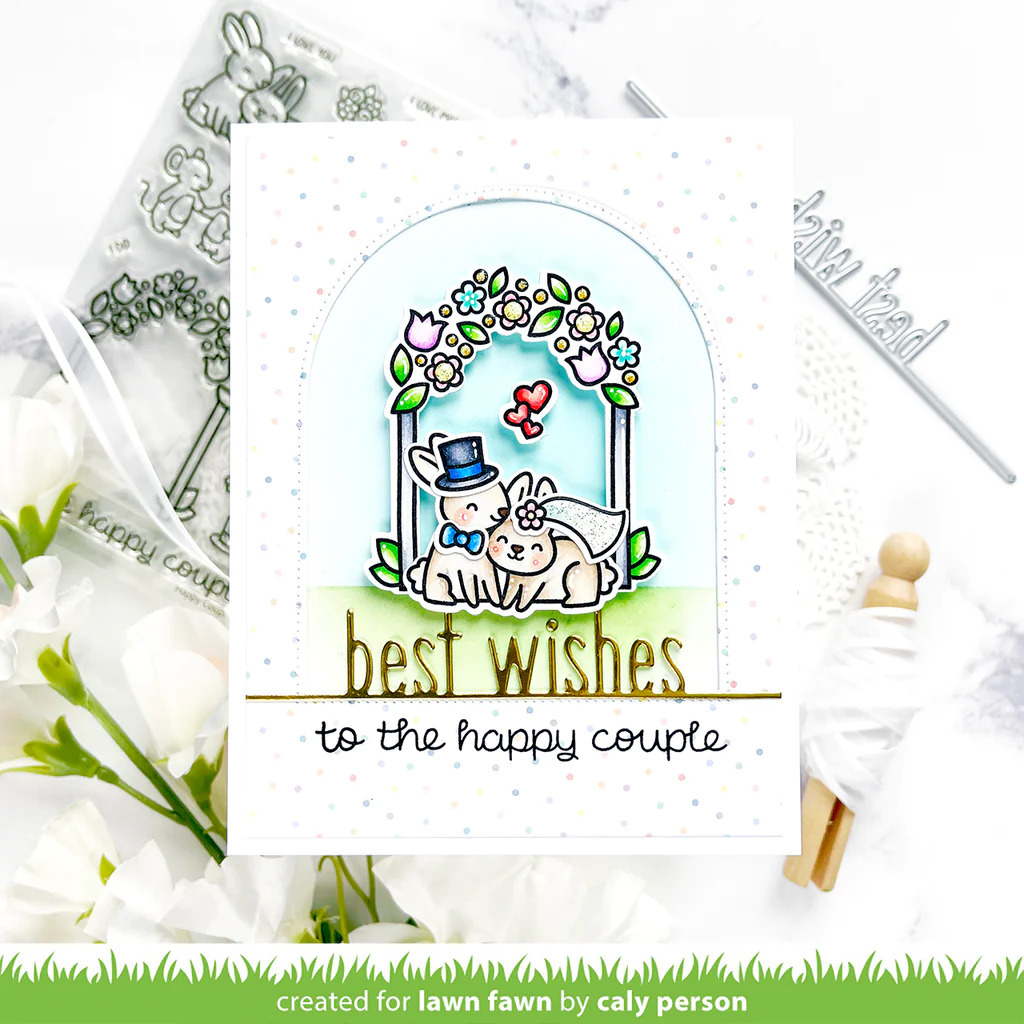 Stanzen Best Wishes Line Border