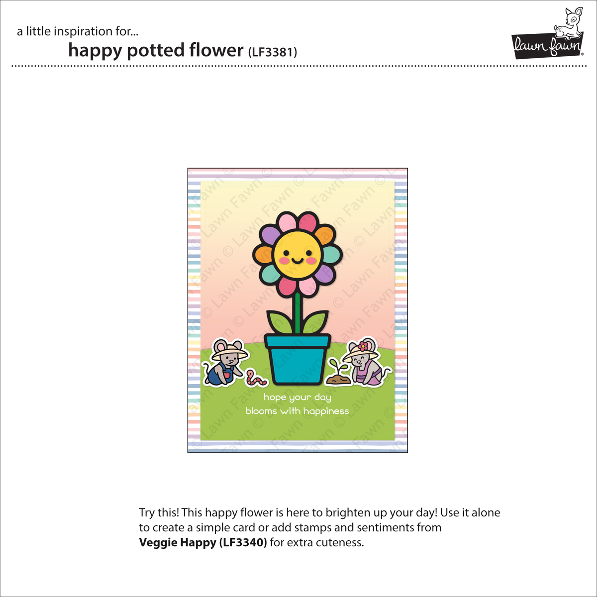 Stanzen Happy Potted Flowers