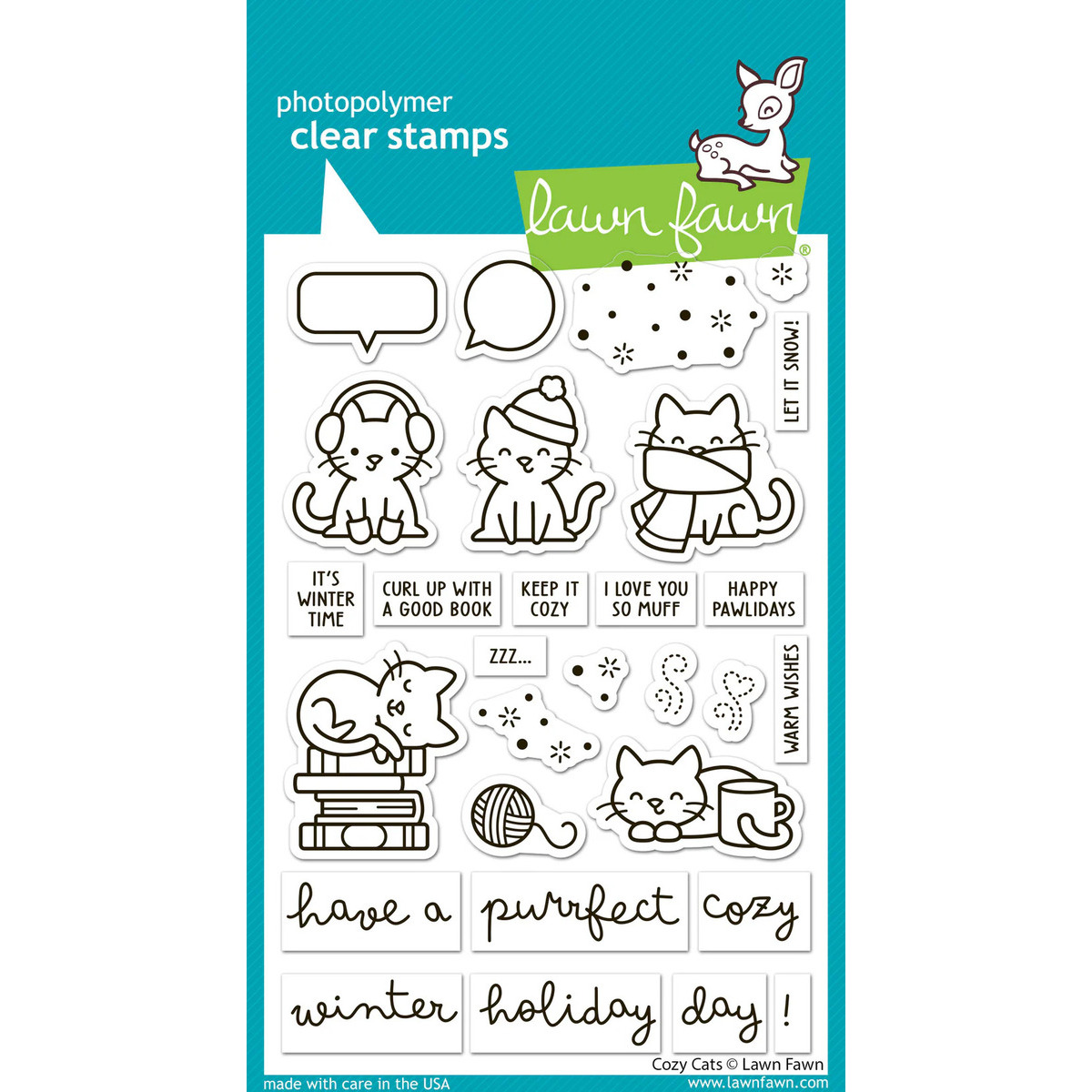 Clear Stamps Cozy Cats