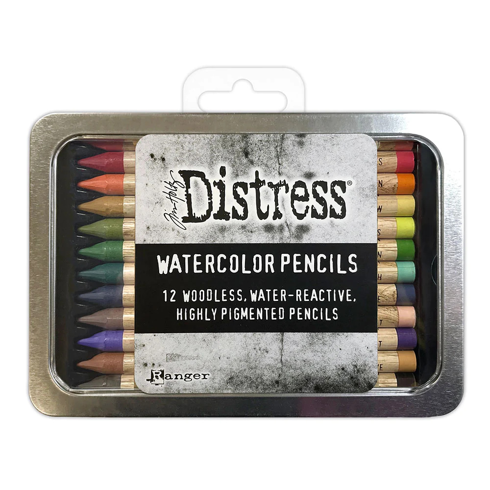 Distress Watercolor Pencils Kit #4