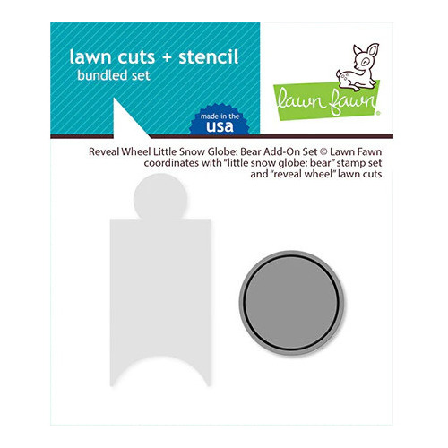 Stanzen Reveal Wheel Little Snow Globe Bear Add-On Stanzen Reveal Wheel Little Snow Globe Bear Add-On