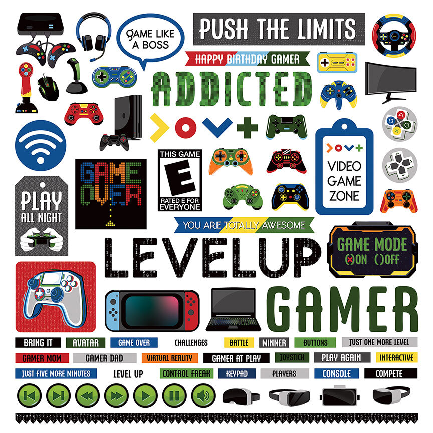 Gamer 12*12 Collection Kit