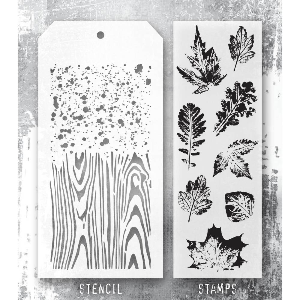 Tim Holtz Mixed Media Stamps & Stencil #67 Tim Holtz Mixed Media Stamps & Stencil #67