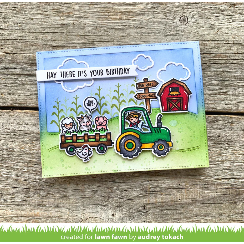 Clear Stamp Hay There, Hayrides!