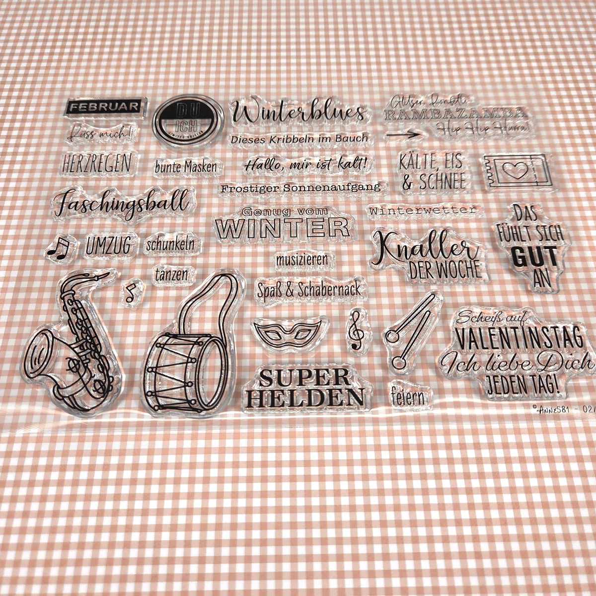 Monatsstempel Februar 2025