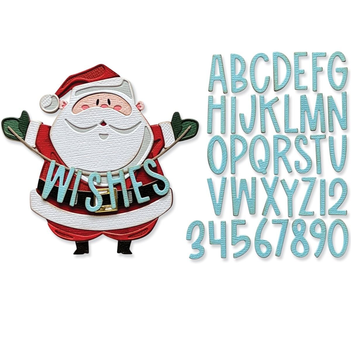 Thinlits Santa Greetings