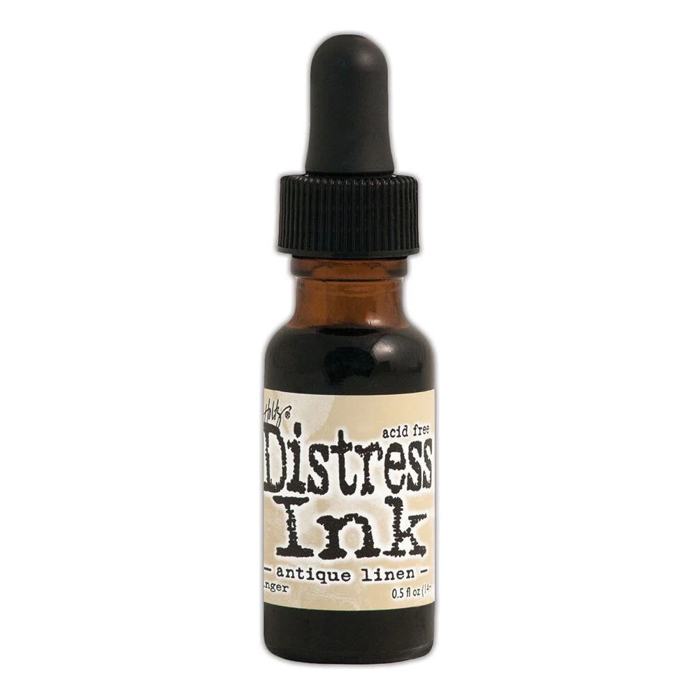 Distress Ink Re-Inker Antique Linen