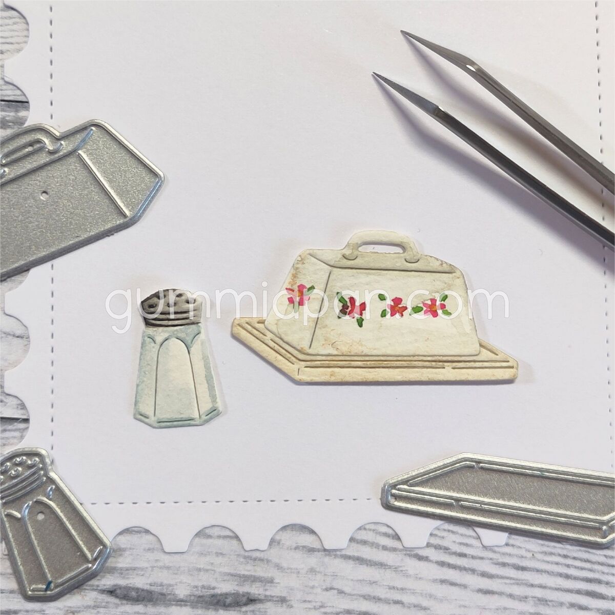 Stanze Butter Dish & Salt