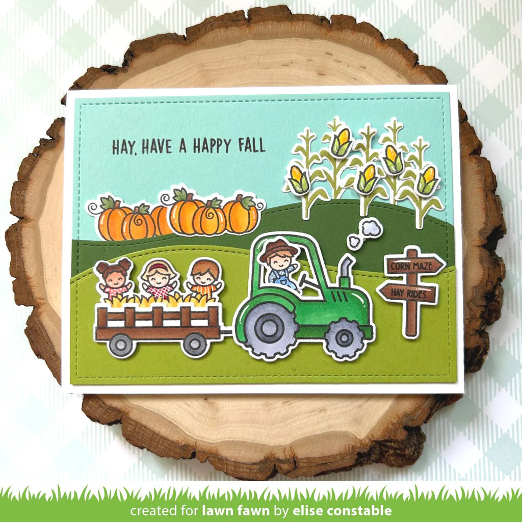 Clear Stamp Hay There, Hayrides!