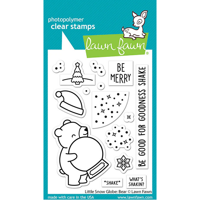 Clear Stamp Little Snow Globe Bear