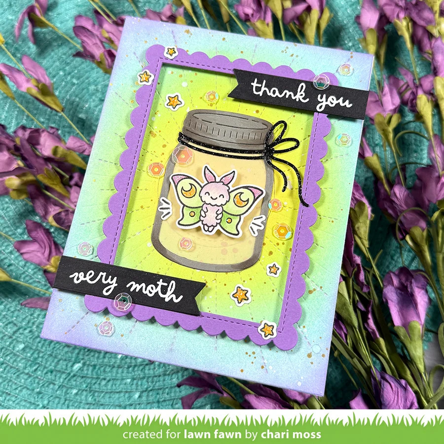 Clear Stamps I like cute Moths