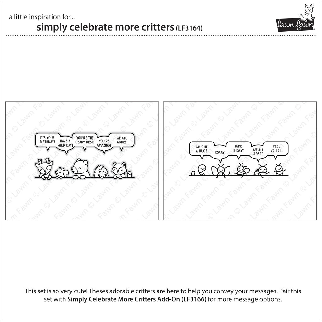 Clear Stamps Simply Celebrate More Critters