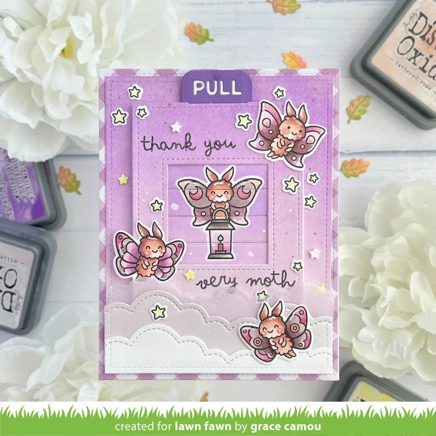 Clear Stamps I like cute Moths