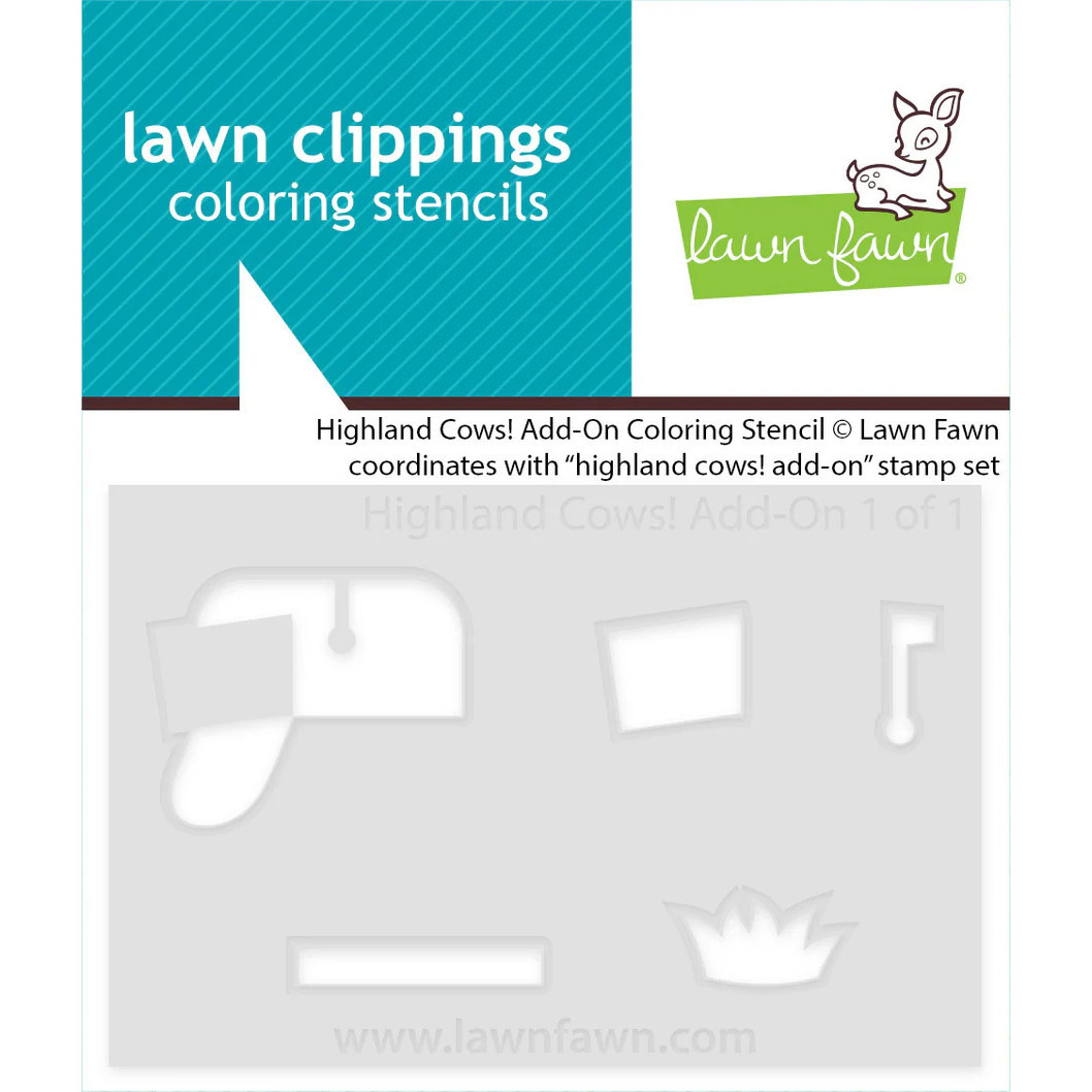 Coloring Stencils Highland Cows! Add-On