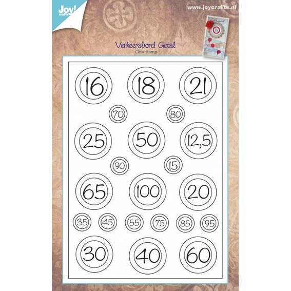 Clear Stamp Runde Zahlen