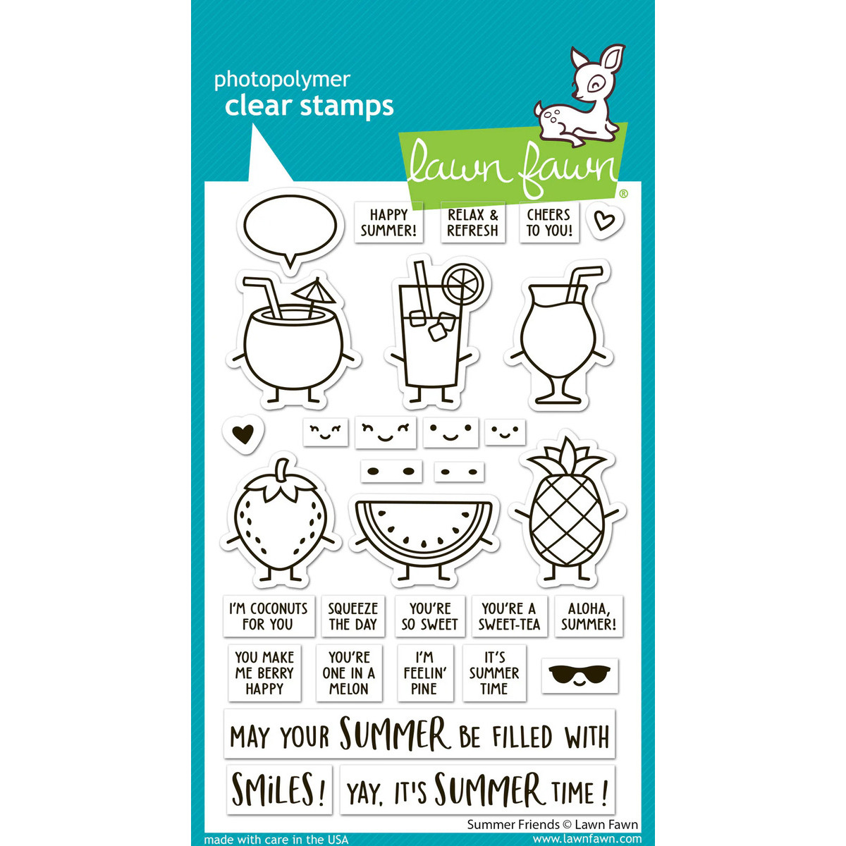 Clear Stamps Summer Friends