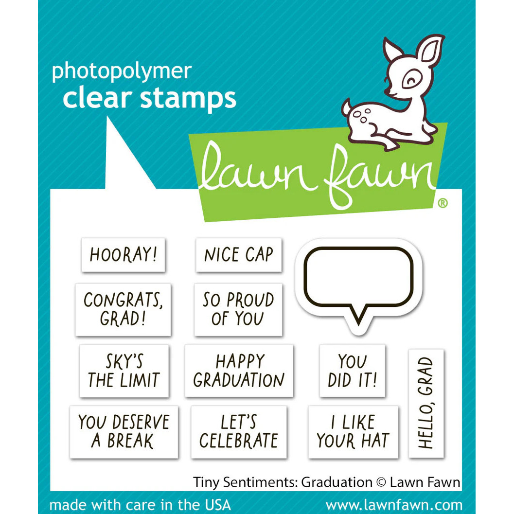 Clear Stamps Tiny Sentiments Graduation