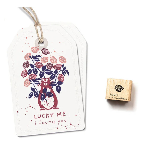 Ministempel Rose 2