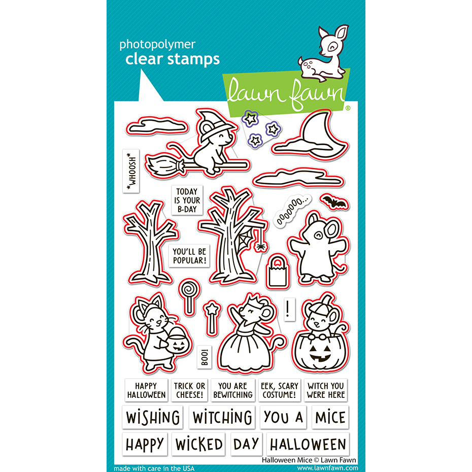 Stanzen Halloween Mice