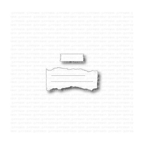 Stanze Ripped Piece of Paper with Tape
