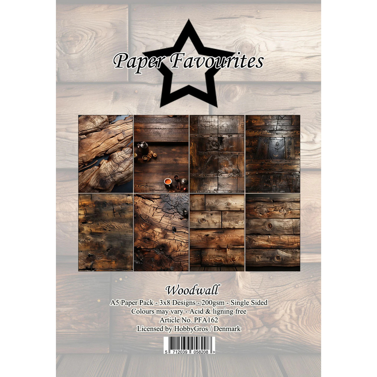 A5 Paper Pad Woodwall