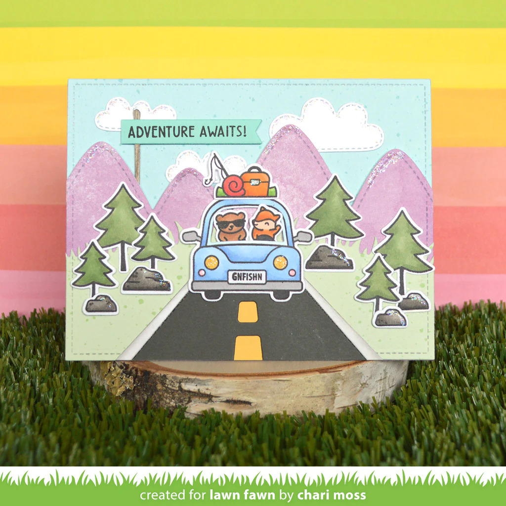 Clear Stamps Car Critters Road Trip Add-on