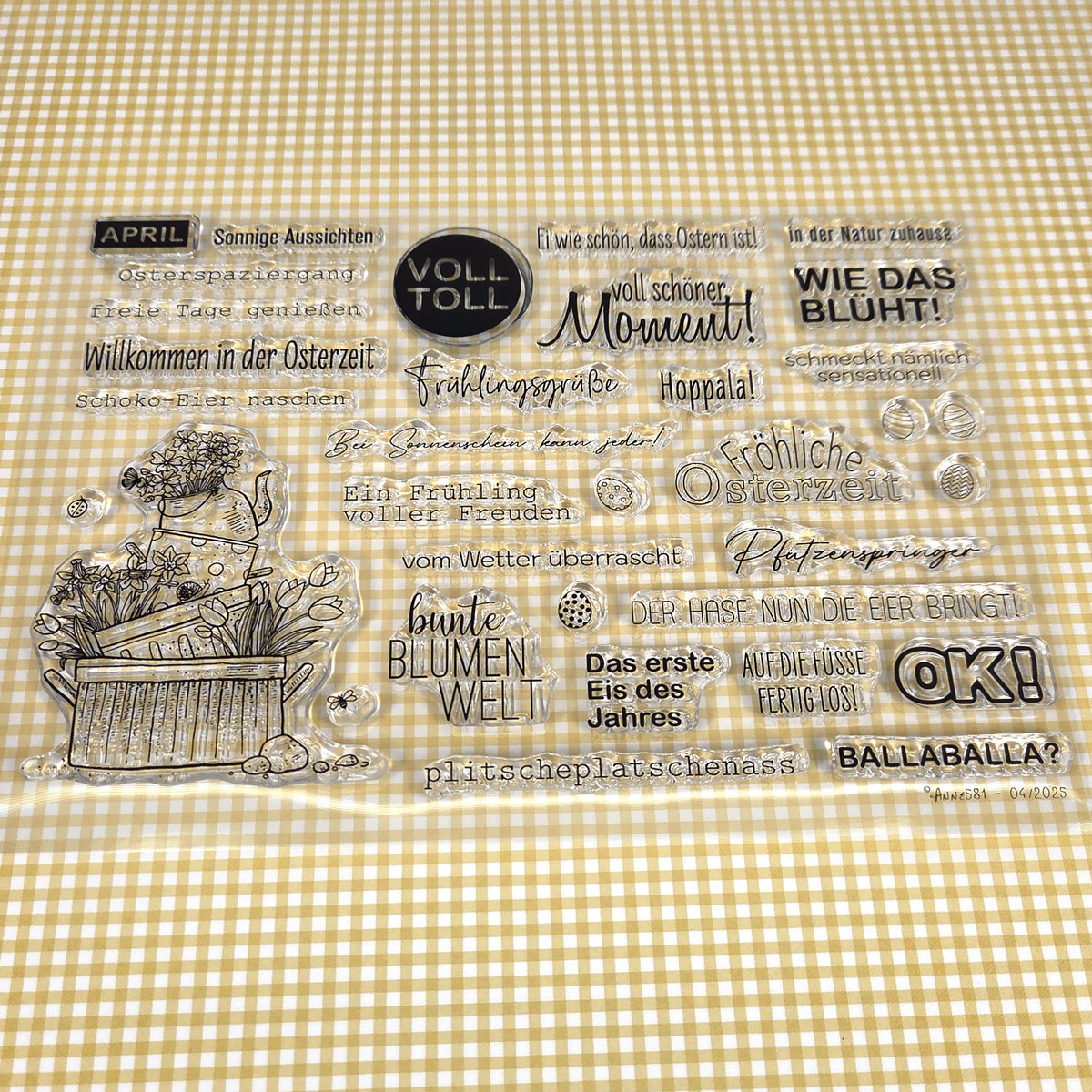 Monatsstempel April 2025