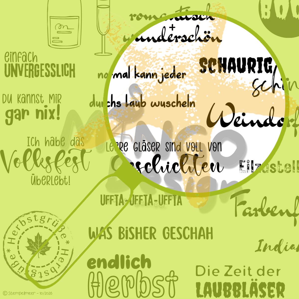 Monatsstempel Oktober 2026