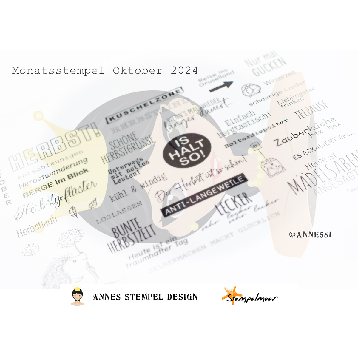 Monatsstempel Oktober 2024 Monatsstempel Oktober 2024