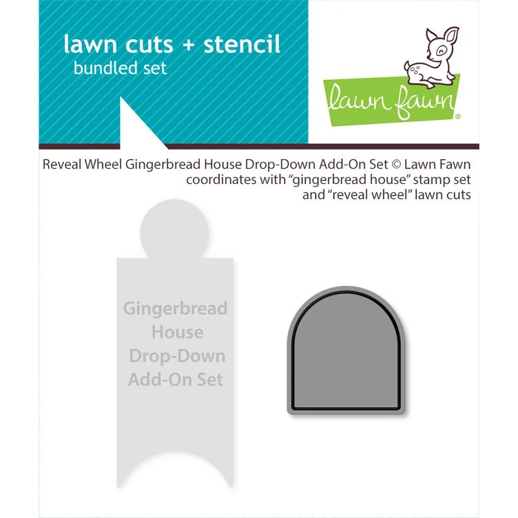 Stanzen Reveal Wheel Gingerbread House Drop Down Add-On