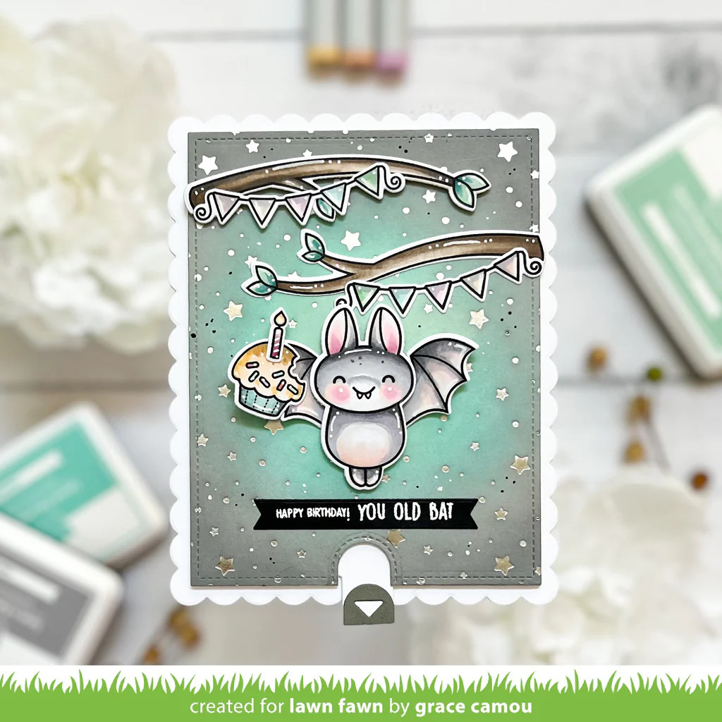 Clear Stamps Batty for you