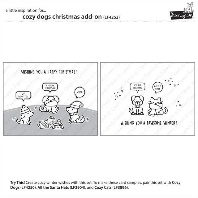 Clear Stamps Cozy Dogs Add-On
