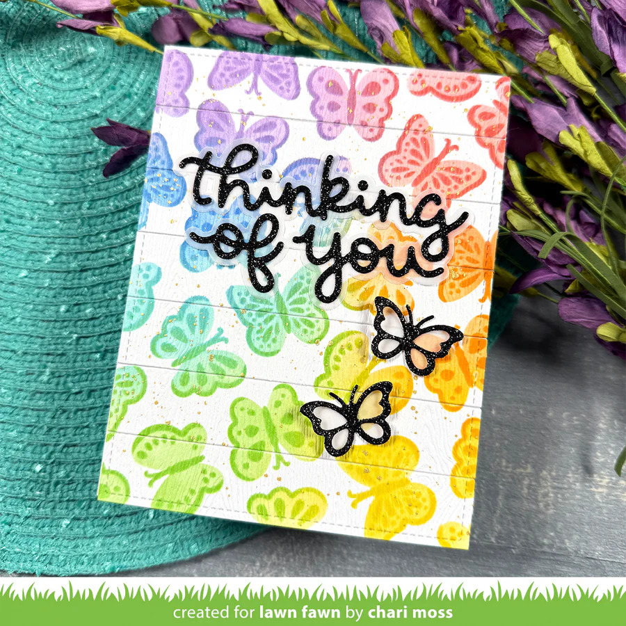 Schablone Butterfly Background