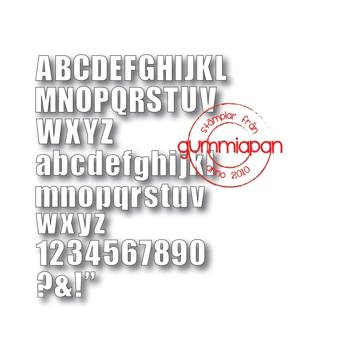Stanze Alphabet Classic
